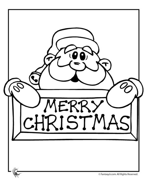 merry christmas coloring pages coloring home