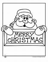 Christmas Coloring Santa Merry Kids Printer Send Button Special Print Only Use Click sketch template
