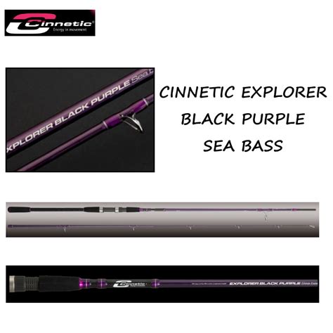 Cana Cinnetic Explorer Black Purple Sea Bass 3 00mh Pesca Barrento