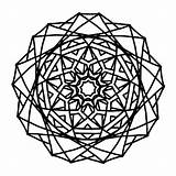 Geometric Coloring Babadoodle Mandalas sketch template