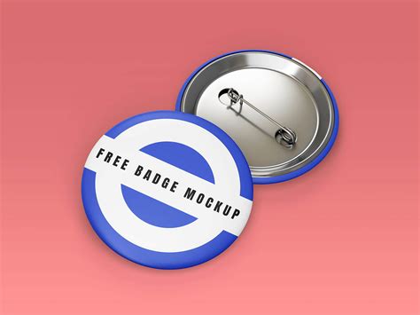 free psd pin badge mockup template information publicinvestorday