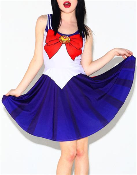 qickitout dress 2014 sexy japanese anime sailor moon