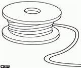Cable Wire Reel Spool sketch template