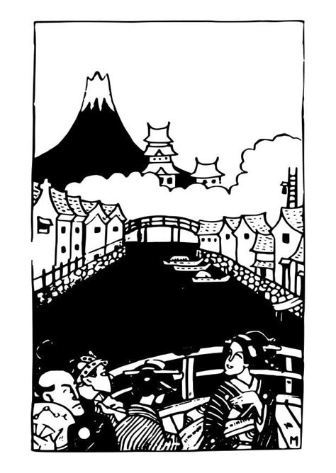 coloring page japan  printable coloring pages img