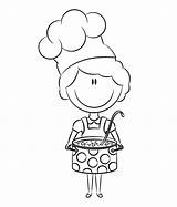 Chef Coloring Pages Innovative Chefmaster Little sketch template