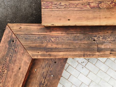 Longleaf Lumber Salvaged Douglas Fir Beam Benches