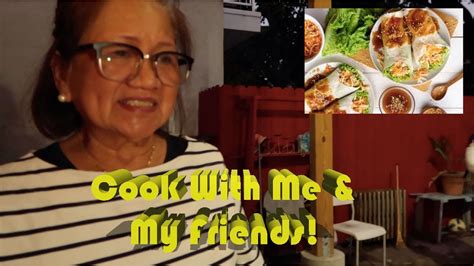 Grandma And Friends Making Lumpia Sariwa Youtube