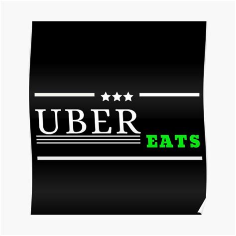 uber eats posters redbubble