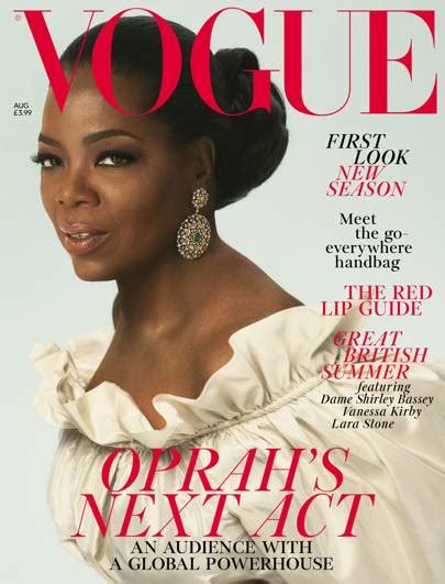 Oprah Winfrey Covers August British Vogue British Vogue
