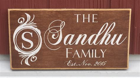 wood sign rustic family  personalized family   sign