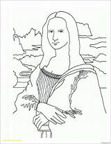 Mona Lisa Coloring Drawing Line Clara Barton Color Pages Printable Kids Print Da Getcolorings Online Leonardo Colouring Clipart Perfect Drawings sketch template