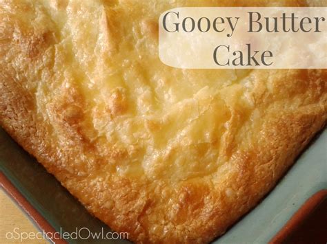 gooey butter cake recipe  spectacled owl