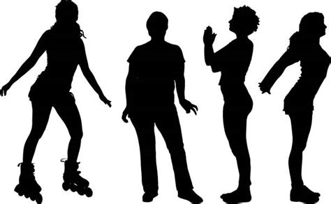 silhouette of fat sexy woman clip art vector images and illustrations