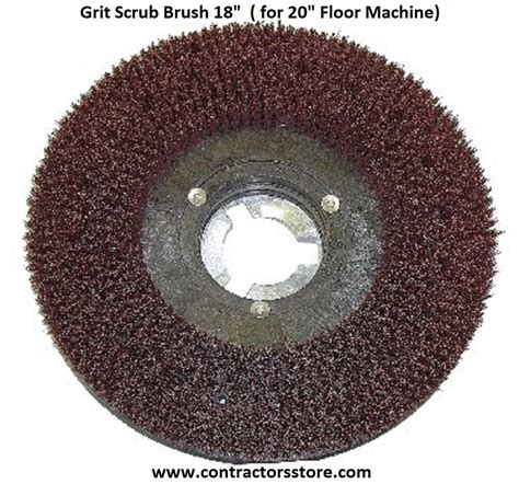 Grit Scrub Brush 18 For 20 Floor Machine Vinyl