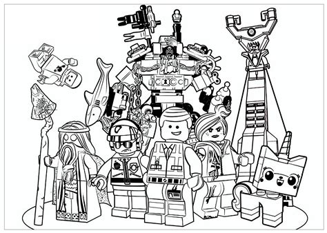 lego  movies adult coloring pages