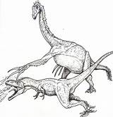 Therizinosaurus Therizinosaur Slap Dinosaur sketch template
