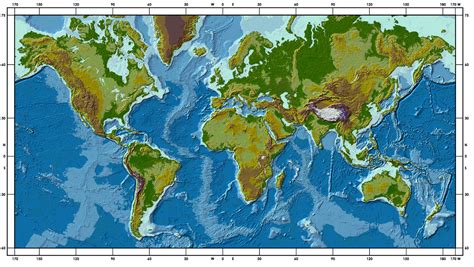 carte relief du monde infini photo images
