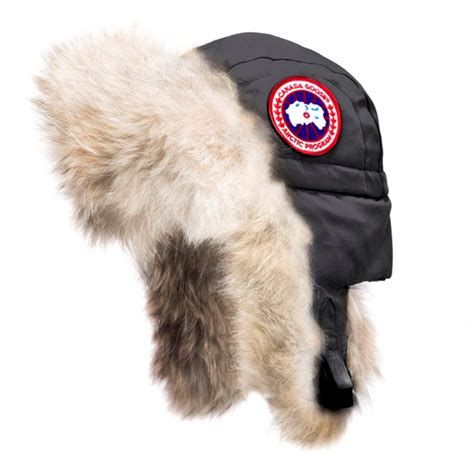 Canada Goose Graphite Aviator Hat