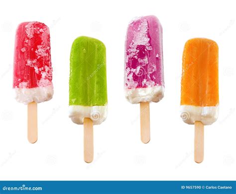 popsicles stock photo image