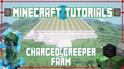charged creeper farm minecraft tutorials minecraft tutorial tutorial minecraft