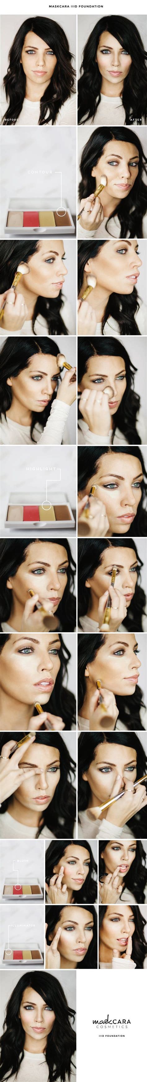 how to apply perfect base makeup tutorial steps