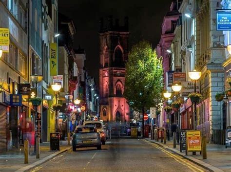 liverpools bold street  castle street   transformed  light  sound  christmas