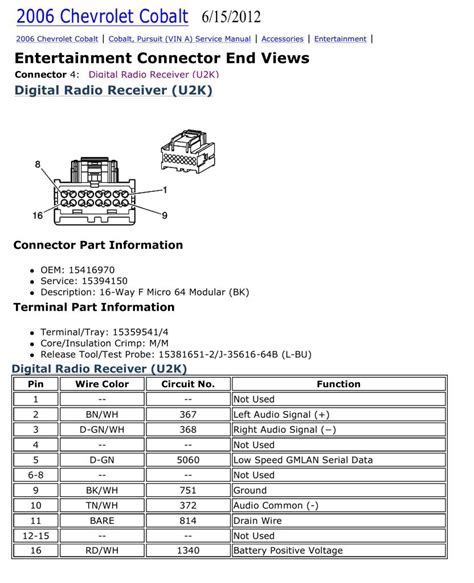 chevrolet car radio stereo audio wiring diagram autoradio connector wire installation schematic