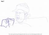 Step Mickelson Phil Draw Drawingtutorials101 Drawing Tutorials sketch template