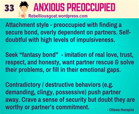 psychology 33 anxious preoccupied attachment style finding a secure