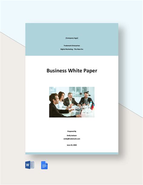 business report white paper template word templatenet