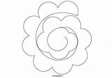 Rosas Rose Flores Espiral Gabarit Spiral Cheznounoucricri Basteln Papierblumen Feuille Passo Blumen Feltro Recortar Caneta Papierrosen Gigantes Selber Pequena Blume sketch template