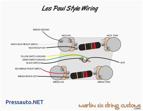 les paul wiring schematics