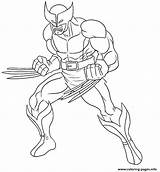 Coloring Xmen Wolverine Kids Pages Marvel Printable sketch template
