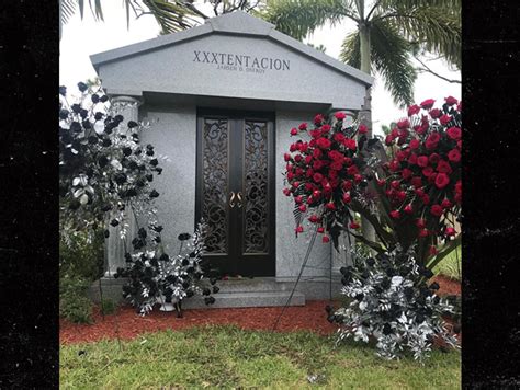 xxxtentacion s mother reveals his mausoleum at burial site
