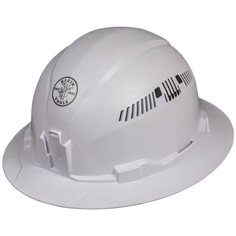 hard hat vented full brim style 60401 klein tools for