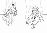 Marionetas Marioneta Hilos Infantil Pueda sketch template