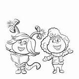 Coloring Pages Lou Cindy Grinch Chaska Friend Her sketch template