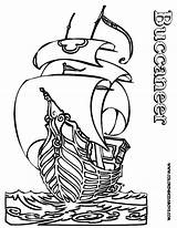 Coloring Pirate Ship Pages Pirates Skulls Clipart Printable Color Skull Boys Collections Print Library Ships Popular Komentar sketch template