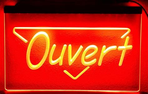 ouvert driehoek  led verlichting americanshop