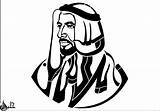 Zayed Sheikh Chemnad Sultan Nahyan sketch template