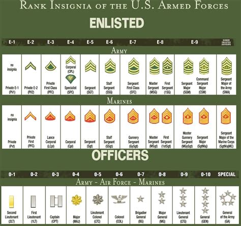 understanding  military ranks military connection