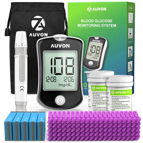 buy auvonblood glucose monitor kit  accurate test es testing kit