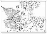 Pigs Schweinchen Ausmalbilder Printable Kleinen Troch sketch template