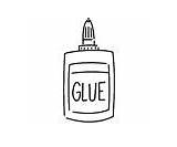 Glue Coloring Pages Search sketch template