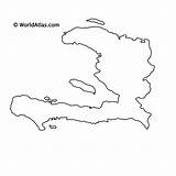 Haiti Outline Map Country Blank Maps Worldatlas Caribbean Print Above Atlas Countrys Caribb Namerica Webimage sketch template