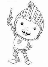 Cavaleiro Infantis Sword Puppet sketch template