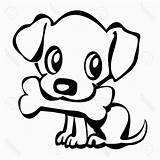 Puppy Dog Drawing Easy Clipart Cute Face Cartoon Puppies Simple Beagle Bone Drawings Sad Line Husky Draw Coloring Pages Getdrawings sketch template