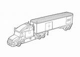 Lego Truck sketch template