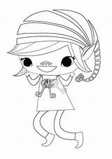 Brownie Elf Scout Girl Sheet Coloring Pages Scouts Brownies Template Sketch Sheets Choose Board Girls sketch template