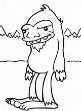 Coloring Bigfoot Pages Sasquatch Colouring Printable Finding Sheets Cartoon Designlooter Print Birthday Yeti Clipartmag 70s Kids Choose Board 1332 3000px sketch template